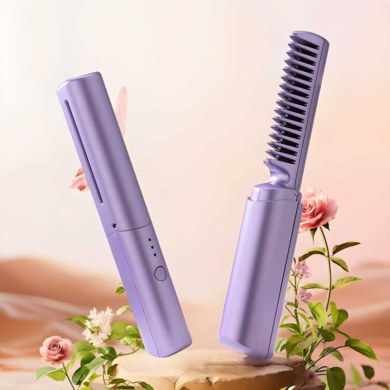 Meneflix Portable Cordless Rechargeable Mini Hair Straightener Hot Com Indian Gadgets Market